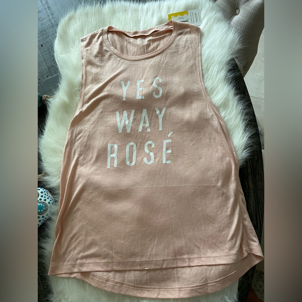 Yes Way Rose Graphic Tank